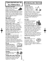 Preview for 54 page of Panasonic NN-SN968 Operating Instructions Manual