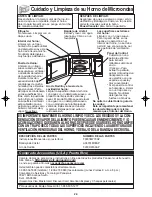 Preview for 56 page of Panasonic NN-SN968 Operating Instructions Manual