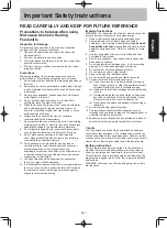 Preview for 2 page of Panasonic NN-ST 342M Operating Instruction And Cook Book