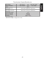 Preview for 23 page of Panasonic NN-ST253W Operating Instructions Manual