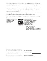 Preview for 2 page of Panasonic NN-ST25JB Operating Instructions Manual