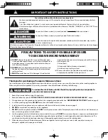 Preview for 3 page of Panasonic NN-ST27HB Owner'S Manual