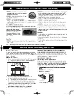 Preview for 5 page of Panasonic NN-ST27HB Owner'S Manual