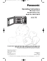 Preview for 1 page of Panasonic NN-ST340W Operating Instructions Manual