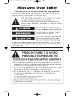 Preview for 3 page of Panasonic NN-ST340W Operating Instructions Manual