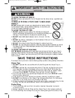 Preview for 6 page of Panasonic NN-ST340W Operating Instructions Manual