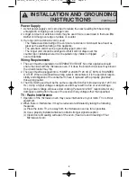 Preview for 8 page of Panasonic NN-ST340W Operating Instructions Manual