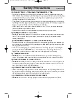 Preview for 10 page of Panasonic NN-ST340W Operating Instructions Manual