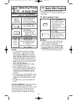 Preview for 16 page of Panasonic NN-ST340W Operating Instructions Manual