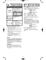 Preview for 17 page of Panasonic NN-ST340W Operating Instructions Manual