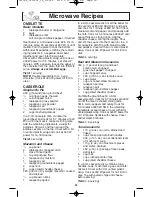 Preview for 22 page of Panasonic NN-ST340W Operating Instructions Manual