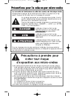 Preview for 35 page of Panasonic NN-ST340W Operating Instructions Manual