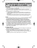 Preview for 40 page of Panasonic NN-ST340W Operating Instructions Manual