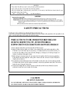 Предварительный просмотр 2 страницы Panasonic NN-ST342M Service Manual