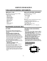 Предварительный просмотр 11 страницы Panasonic NN-ST342M Service Manual