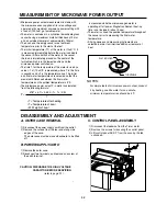 Preview for 13 page of Panasonic NN-ST342M Service Manual