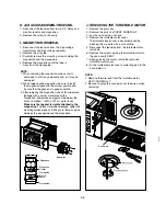 Preview for 15 page of Panasonic NN-ST342M Service Manual