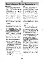 Preview for 5 page of Panasonic NN-ST342W Operating Instructions Manual