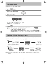 Preview for 10 page of Panasonic NN-ST342W Operating Instructions Manual