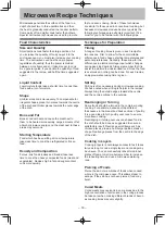 Preview for 20 page of Panasonic NN-ST342W Operating Instructions Manual