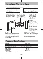 Preview for 39 page of Panasonic NN-ST342W Operating Instructions Manual