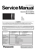 Preview for 1 page of Panasonic NN-ST342WKPQ Service Manual