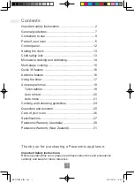 Preview for 3 page of Panasonic NN-ST34HB Operating Instructions Manual