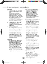 Preview for 4 page of Panasonic NN-ST34HB Operating Instructions Manual