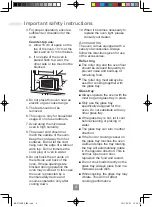 Preview for 6 page of Panasonic NN-ST34HB Operating Instructions Manual