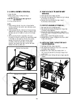 Preview for 14 page of Panasonic NN-ST34HMLPK Service Manual