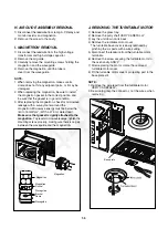 Предварительный просмотр 16 страницы Panasonic NN-ST34HMRPH Service Manual