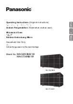 Preview for 1 page of Panasonic NN-ST34NBMPQ Operating Instructions Manual