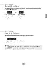 Preview for 21 page of Panasonic NN-ST34NBMPQ Operating Instructions Manual