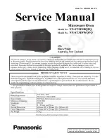 Предварительный просмотр 1 страницы Panasonic NN-ST34NBQPQ Service Manual