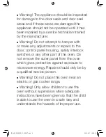 Preview for 4 page of Panasonic NN-ST452W Operating Instructions Manual