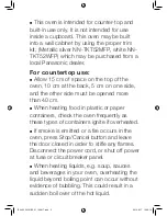 Preview for 5 page of Panasonic NN-ST452W Operating Instructions Manual