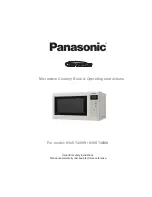 Panasonic NN-ST459W Cookery Book & Operating Instructions preview