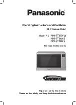 Предварительный просмотр 1 страницы Panasonic NN-ST45KW Operating Instructions Manual