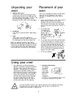 Preview for 5 page of Panasonic NN-ST477 Cookery Book & Operating Instructions