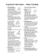 Preview for 9 page of Panasonic NN-ST477 Cookery Book & Operating Instructions