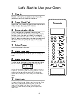 Preview for 18 page of Panasonic NN-ST477 Cookery Book & Operating Instructions