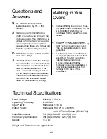 Preview for 70 page of Panasonic NN-ST477 Cookery Book & Operating Instructions