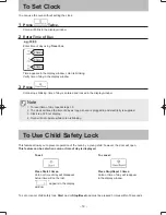 Preview for 14 page of Panasonic NN-ST64JW Operating Instruction And Cook Book