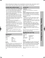 Preview for 63 page of Panasonic NN-ST64JW Operating Instruction And Cook Book