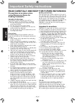 Preview for 5 page of Panasonic NN-ST65 Operating Instructions Manual