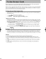 Preview for 19 page of Panasonic NN-ST655W Operating Instruction And Cook Book