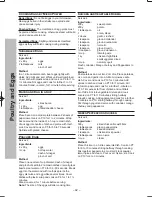 Preview for 44 page of Panasonic NN-ST655W Operating Instruction And Cook Book