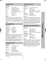 Preview for 45 page of Panasonic NN-ST655W Operating Instruction And Cook Book