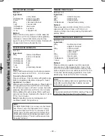 Preview for 54 page of Panasonic NN-ST655W Operating Instruction And Cook Book