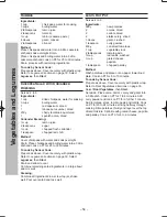 Preview for 56 page of Panasonic NN-ST655W Operating Instruction And Cook Book